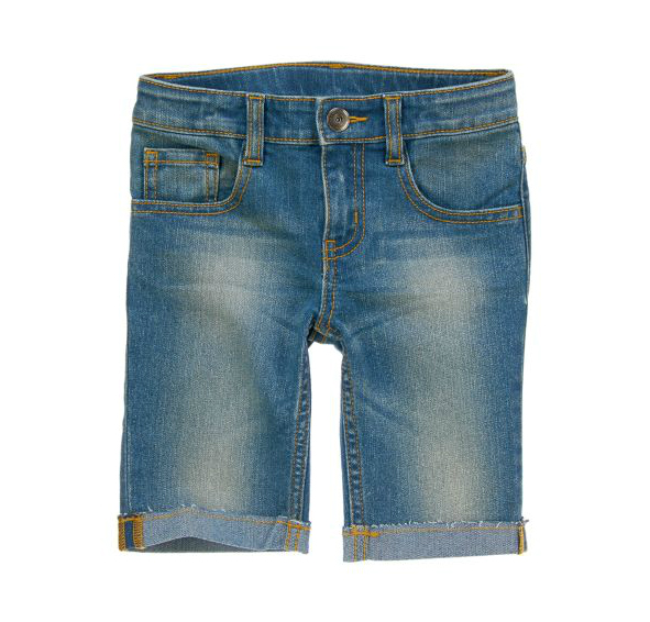 Cuffed Cut-off Denim Shorts カットオフジーンズショート