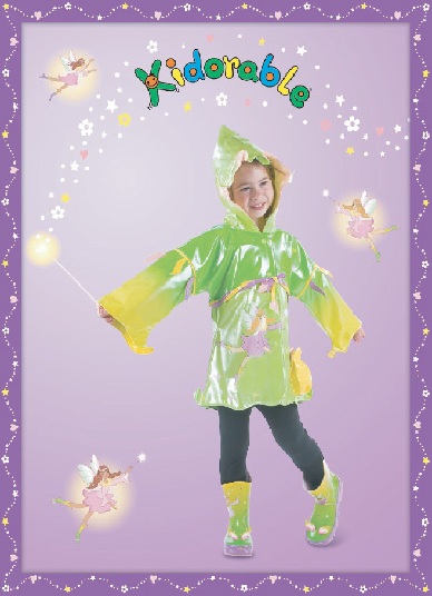 Kidorable raincoat fairy